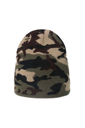 Camo Knit Beanie Cap for Men Military Hunting Hunter Hats