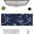 thumbnail image 1 of Camo Leopard Blue Gaming Mouse Pad Large Mouse Pad (31.5x11.8 Inch) Non-Slip Rubber Base Large Desk Mat Desk Protector for Home Office Gaming Work, 1 of 6