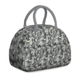 thumbnail image 1 of Camo Lunch Bag - Tactical Military Camouflage Print Insulated Tote, Durable Hunting Design Reusable Cooler for Outdoor Adventures (Woodland Army Style), 1 of 6