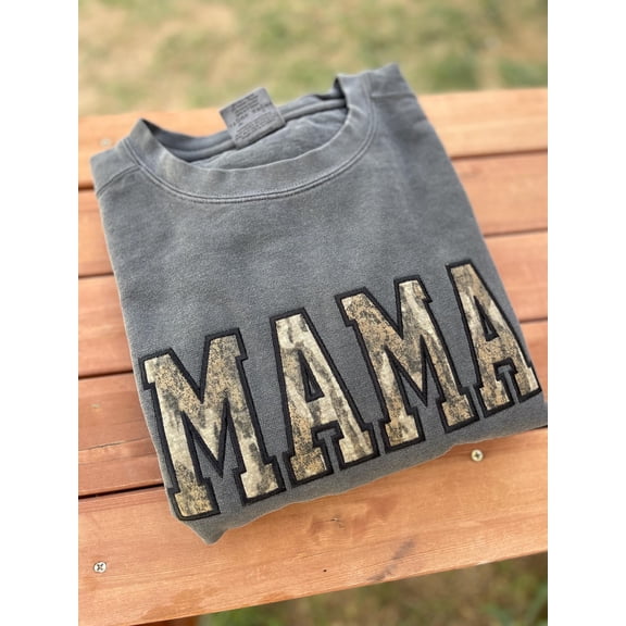 Camo Mama Embroidered Sweatshirt