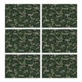 thumbnail image 1 of Camo Military Placemats 12x18 Inches Set Of 6 Durable Placemats for Restaurant Valentines Gift Party Christmas Cute Funny Table Placemats, 1 of 7