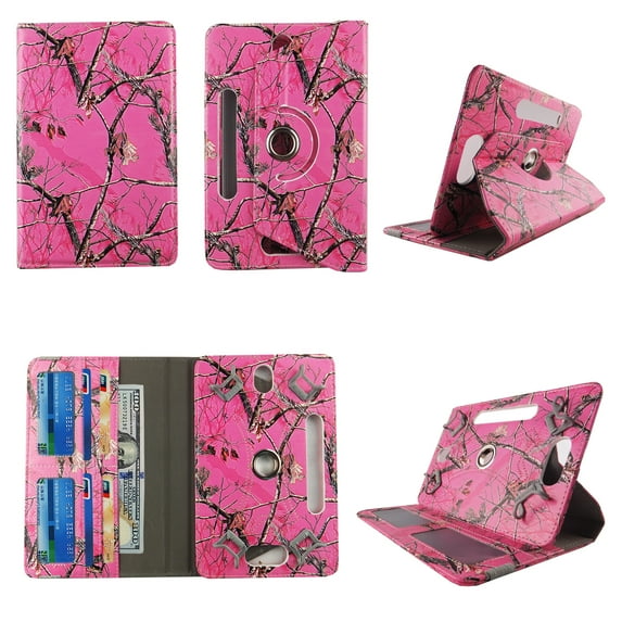 Camo Mozy tablet case 7 inch for RCA Voyager 2 7" 7inch android tablet cases 360 rotating slim folio stand protector pu leather cover travel e-reader cash slots