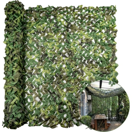 Camo Net, 10x5 FT, Bulk Roll - Hunting, Camping, Sun Shade, Party Decor, Indoor/Outdoor Use, Durable Mesh Cover