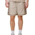 thumbnail image 1 of Brooklyn Cloth Men's Camo Paneled Mesh Shorts 7 Inseam, Lightweight, Breathable, Sand, XL, 1 of 4