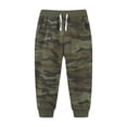 thumbnail image 1 of Camo Pants Cargo Pants Ankle Army Fatigue Joggers Streetwear Jogger Pants Boys Active Joggers Casual Trending Pants #Army Green 2-3 Years, 1 of 3