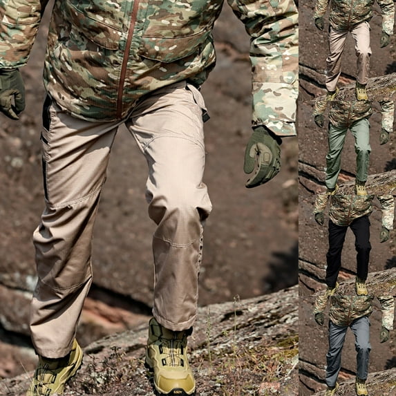 Camo Pants Men, Winter Flex Cargo Pants Pantalones Para Pants Cargo Big And Tall Fleece Lined Work Pants Bootcut Pants For Men Work Pantalones Xxl Beige