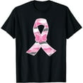 thumbnail image 1 of Camo Pink Ribbon Breast Cancer Awareness Tee T-Shirt, 1 of 4