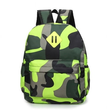 Camo Prints Backpack Schoolbag Camouflage Bookbag Daycare Bag