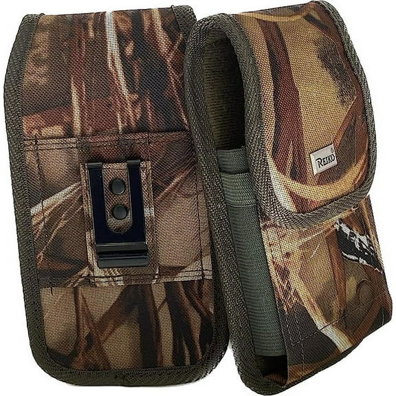 Camo Rugged Case with belt loop compatible with Verizon Verizon TCL 40 XE 5G and TCL 40 XL