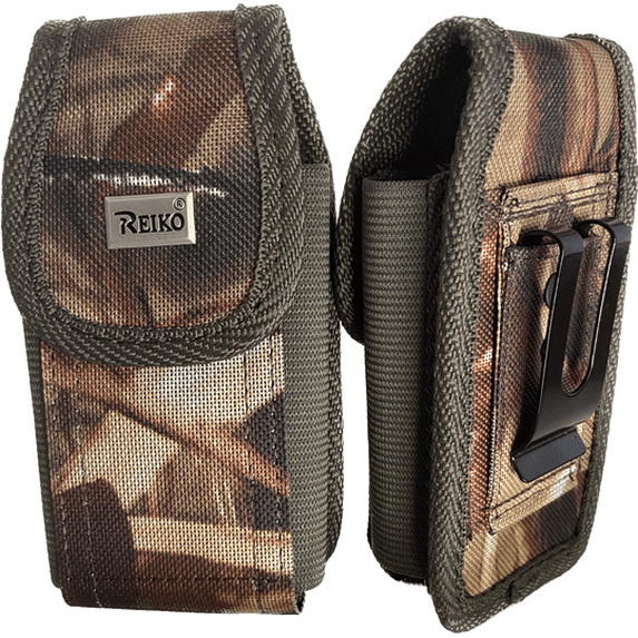 Camo Rugged Metal clip Camouflage Case fits SnapFon EZTwo Phone