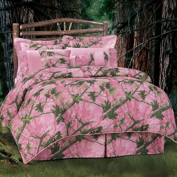 HiEnd Accents Camo Sheet Set Pink