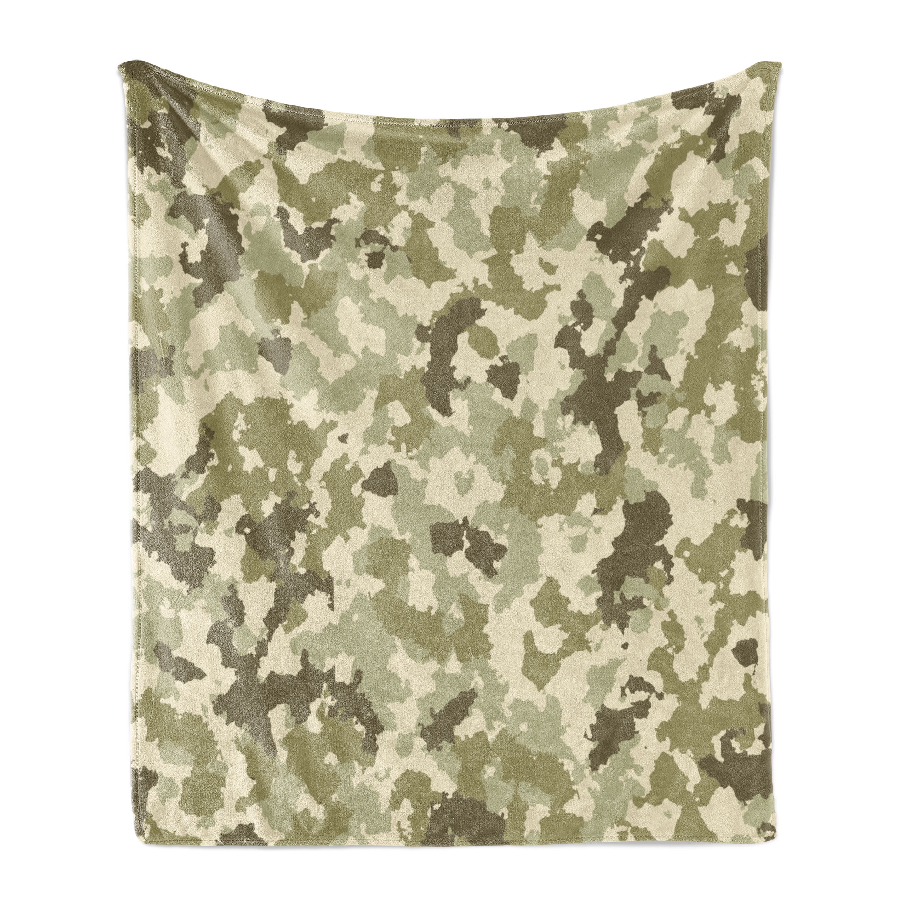 Camo Soft Flannel Fleece Throw Blanket Old Fashioned