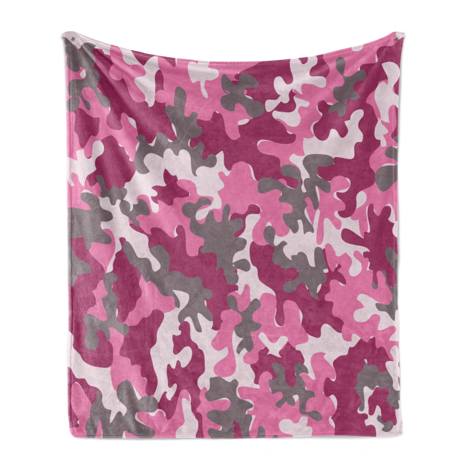 Pink Camo Fleece Throw Camo Soft Flannel Fleece Throw Blanket