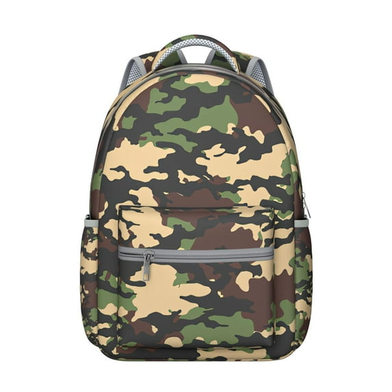 Camo Students Backpack Tactical Army Camouflage School Bag Outdoor Hunting Camo and Military Design for Student and Student