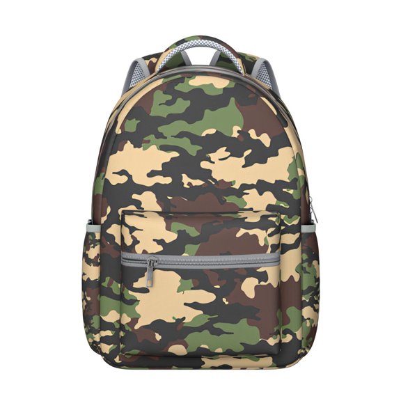 Camo Students Backpack Tactical Army Camouflage School Bag Outdoor Hunting Camo and Military Design for Student and Student