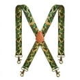thumbnail image 1 of Camo Suspenders for Men Heavy Duty Adjustable X Back 1.4" Wide Mens Suspenders with 4 Snap Hook, 1 of 6