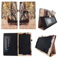 thumbnail image 1 of Camo Tail Deer Folio Case for Fire HD 10 Slim Fit Leather Standing Protective Cover w Auto Wake / Sleep for Amazon Fire HD 10 Tablet 10.1" HD Stylus Holder ID Slots, 1 of 2