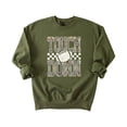 thumbnail image 1 of Camo Touchdown Sweatshirt for Men Women & Teens Trendy Football Game Day Crewneck Fan Gift Army Green Sweatshirt Adult Large, 1 of 7