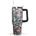 thumbnail image 1 of Camo Tumbler with Handle Lid and Straw, Hunting Gifts for Men Women,40 oz Camo Tumbler Travel Coffee Cup Mug Water Botter, 1 of 6