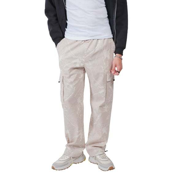 Brooklyn Cloth Camo Twill Cargo Pant, Stretch, Cotton Durable Fit, Sand, X-Large