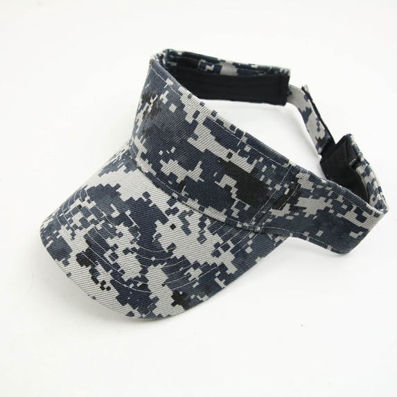 Camo Visor Woodland Hunting Golf Hat Empty Top Baseball Sun Cap for Men Women Sport Sun Visor