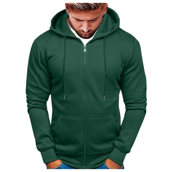 Camo Zip up Hoodie Men Full-Zip Hoodies Oversized Hooded Sweatshirts Maple Leaf Print Long Sleeve Sweatshirt Jackets for Men with Hood