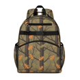 thumbnail image 1 of Camo and Branch Brown Pattern Cute School Backpack Bag for School with Padded Back and Adjustable Shoulder Straps 15.25"x11.5"x5.25", 1 of 5