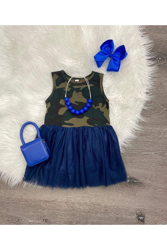 Camo and Tulle Dress