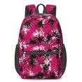 thumbnail image 1 of Camo and Twig Pink Pattern 17" School Backpacks for Teens,Waterproof Oxford Fabric,S-Shape Padded Straps for School,Travel,Hiking,Camping, 1 of 6