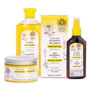 Camomila Intea Hair Lightener - 3-in-1 Kit Natural Blond Kit Camomila Intea - Trip Gift Bag INCLUDED