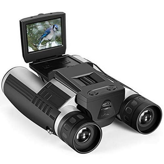 Camonity 12x32mm Binoculars with 32GB TF Card Count