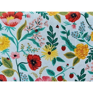 Rifle Paper Co. - Primavera - Citrus Floral - Black Canvas Fabric