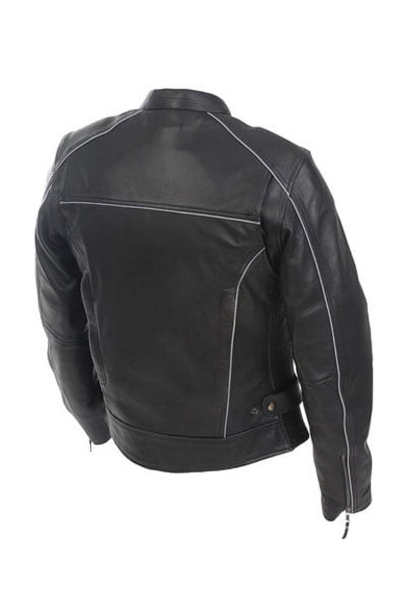 Camoplast 20-219-18 Womens Premium Leather Jacket Size 18 Black