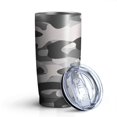 thumbnail image 1 of Camouflage 20oz Coffee Tavel Tumblers, Stainless Steel Mobile Tumbler, Vacuum Insulated Coffee Mug with Lid, Spill-Proof Travel Cup for Hot & Cold Drinks, 1 of 6