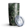 thumbnail image 1 of Camouflage 20oz Coffee Tavel Tumblers, Stainless Steel Mobile Tumbler, Vacuum Insulated Coffee Mug with Lid, Spill-Proof Travel Cup for Hot & Cold Drinks, 1 of 6