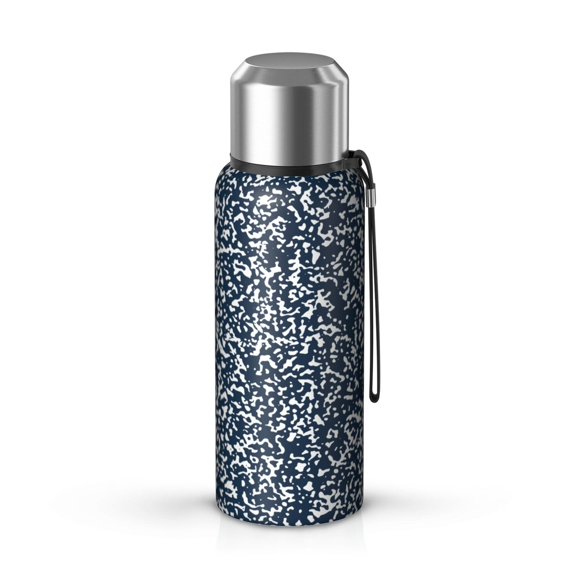 Camouflage 20oz Stainless Steel Thermal Bottle with Tea Filter and Cup Lid, Vacuum Insulated Coffee Mug with 316L Inner Liner, Leakproof Travel Thermos for Office, Commute & Outdoor