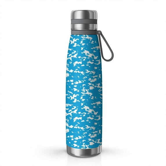 Camouflage 29oz Stainless Steel Insulated Thermos with Tea Filter, 360° Printed Travel Bottle, Leakproof BPA-Free Flask with Anti-Slip Base, 304 Inner & 201 Outer, Vacuum Cup