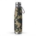 thumbnail image 1 of Camouflage 29oz Stainless Steel Insulated Thermos with Tea Filter, 360° Printed Travel Bottle, Leakproof BPA-Free Flask with Anti-Slip Base, 304 Inner & 201 Outer, Vacuum Cup, 1 of 6