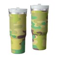 thumbnail image 1 of 30oz Tumbler with Swivel Handle, Vacuum Insulated Stainless Steel Travel Mug with 2-in-1 Straw Lid, Camo Print, 1 of 6