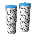thumbnail image 1 of Camouflage 30oz Handheld Travel Tumbler with Handle – Double Wall Stainless Steel Insulated Cup, Flip Straw Lid, Leak-Proof & BPA-Free for Hot and Cold Drinks – Durable Coffee & Juice Mug Black, 1 of 6