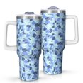 thumbnail image 1 of Camouflage 40oz Tumbler– Stainless Steel Insulated Tumbler with Handle and Straw, Large Capacity Travel Cup for Hot & Cold Drinks, 1 of 6