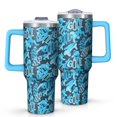 thumbnail image 1 of Camouflage 40oz Tumbler– Stainless Steel Insulated Tumbler with Handle and Straw, Large Capacity Travel Cup for Hot & Cold Drinks, 1 of 6
