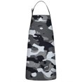 thumbnail image 1 of Camouflage Adjustable Waterproof Apron for Adults 33x27 Inch – Cooking Apron with 2 Large Pockets, Durable Polyester Bib for Kitchen, Baking, BBQ, and Home Use, 1 of 6