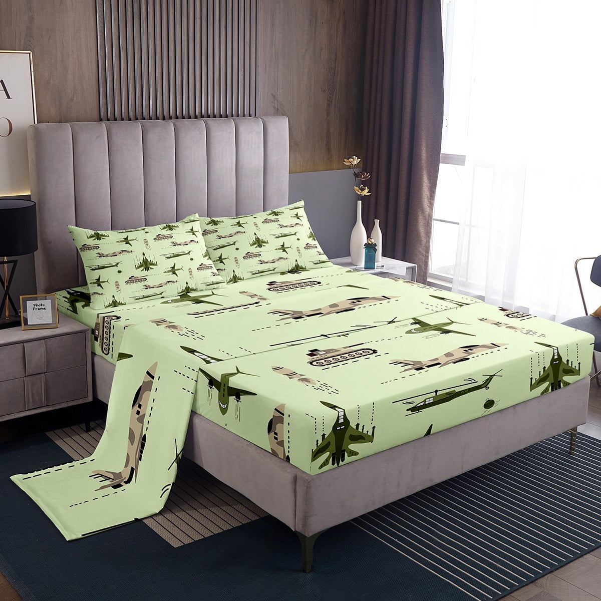 camouflage-airplane-queen-size-sheets-for-boys-military-vehicle-bed