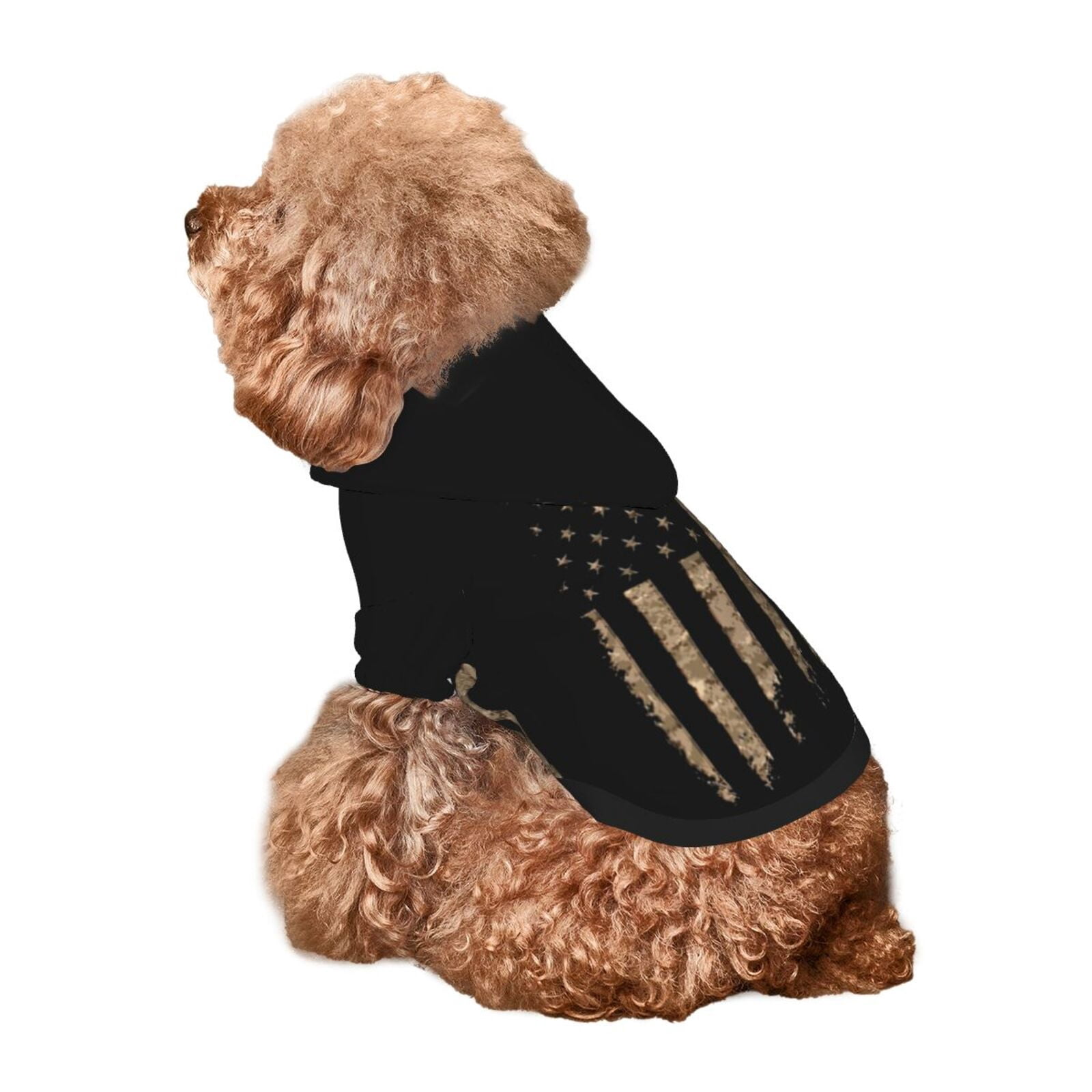 Sovereign Nation Black and White Pet Dog Hoodie