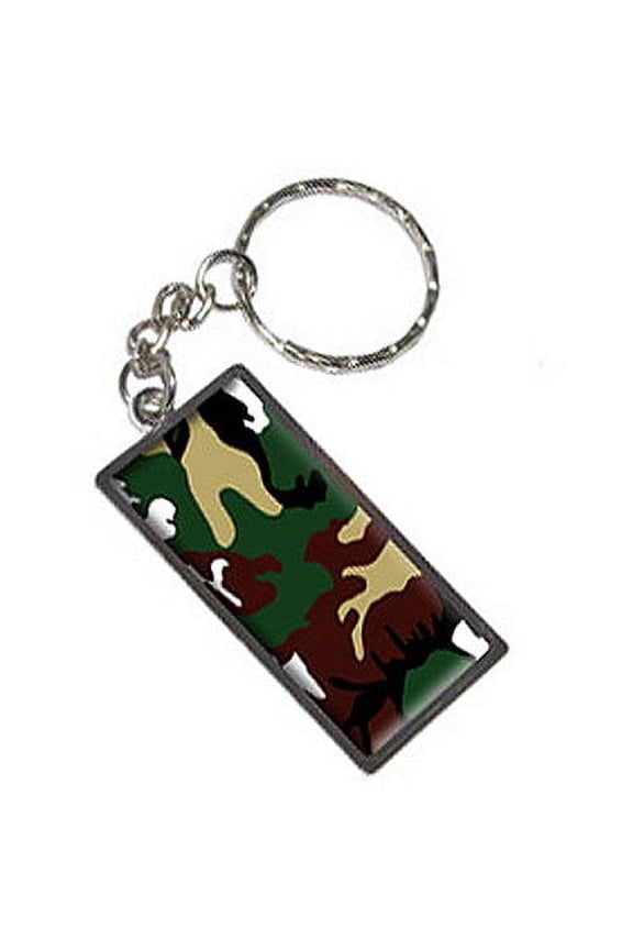 Camouflage Army Soldier Keychain Key Chain Ring