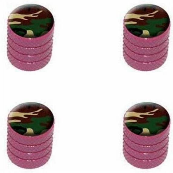 Camouflage Army Soldier Tire Rim Wheel Aluminum Valve Stem Caps, Multiple Colors