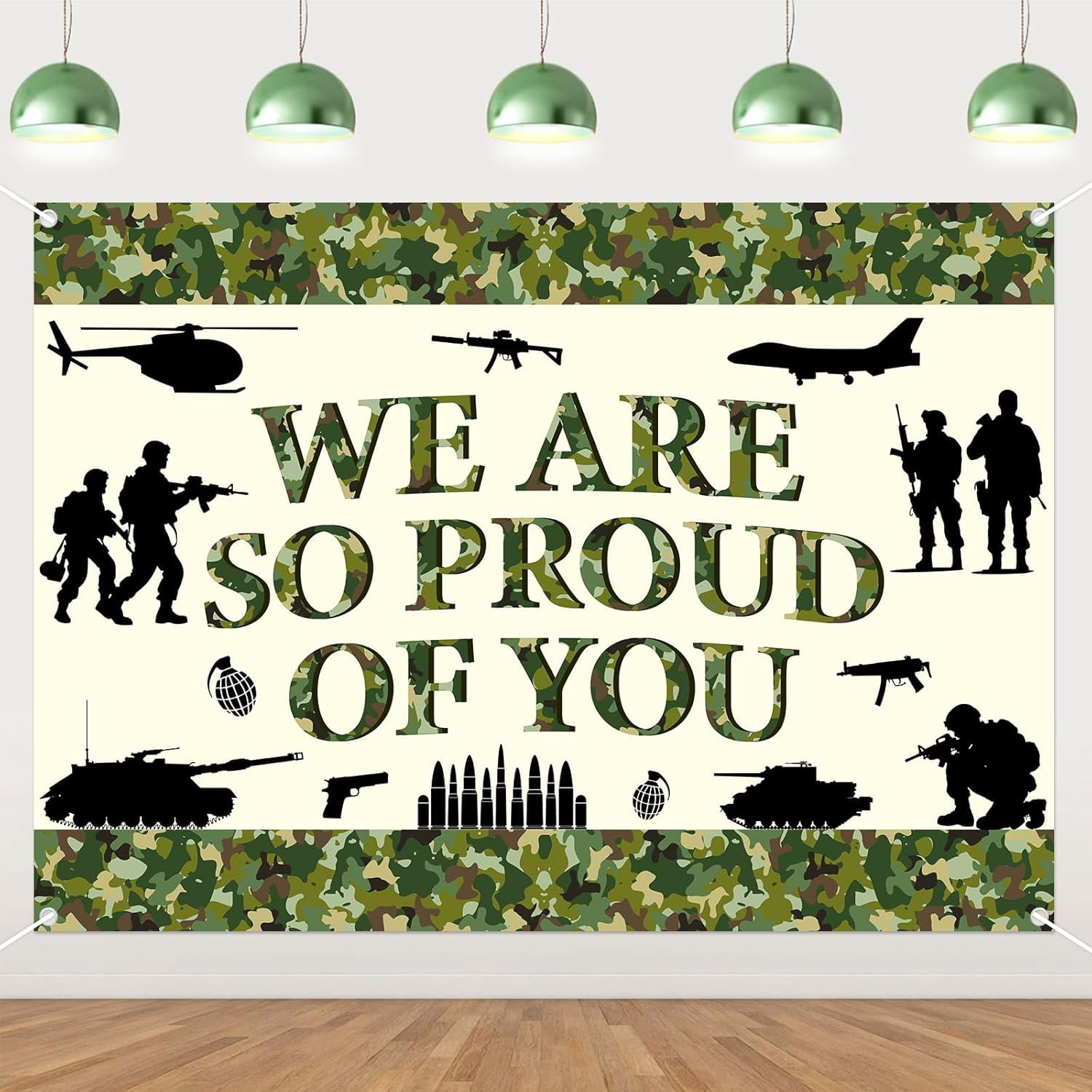 Military Graduation Banners Army Toys Military Congrats Banner Army