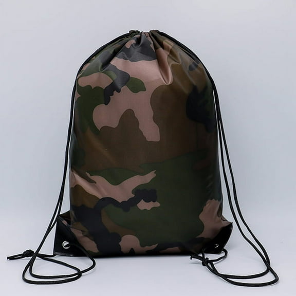 Camouflage Backpack Gym Bag Travel Sport Outdoor Bag Lightweight Camping Hik WA