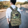 thumbnail image 1 of Camouflage Backpack Outdoor Large-capacity Backpack Male And Female Student School Bag,Brown, 1 of 2